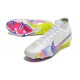 Fotbollsskor Nike Zoom Mercurial Superfly 9 Elite FG Vit Blå Rosa
